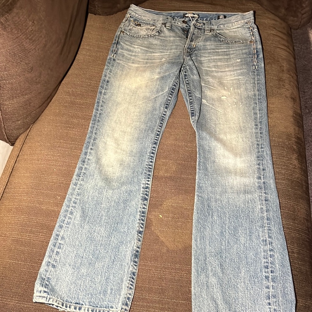 MEK Denim USA, 34x34 slim Boot.